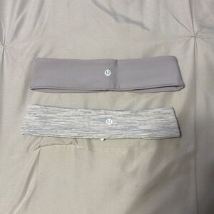 lululemon athletica Gray and Striped Headbands